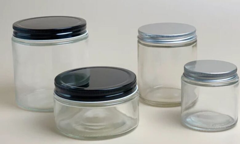 Glass Candle Jars with Lids Wholesale